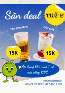 Khu vui chơi PLAY&FIT không chỉ có trò vui mà còn có... đồ uống ngon “rụng tim” với giá “rẻ xỉu” 😍