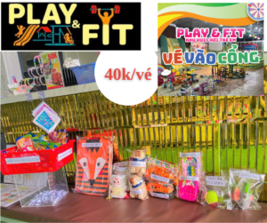 Ba mẹ ơi, cho bé đến PLAY&FIT không chỉ được thỏa sức vui chơi mà còn có cơ hội mang quà xinh xắn về nhà 🎁
